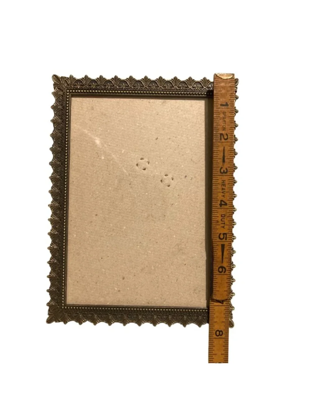 Ornate Metal Tabletop Picture Frame 8